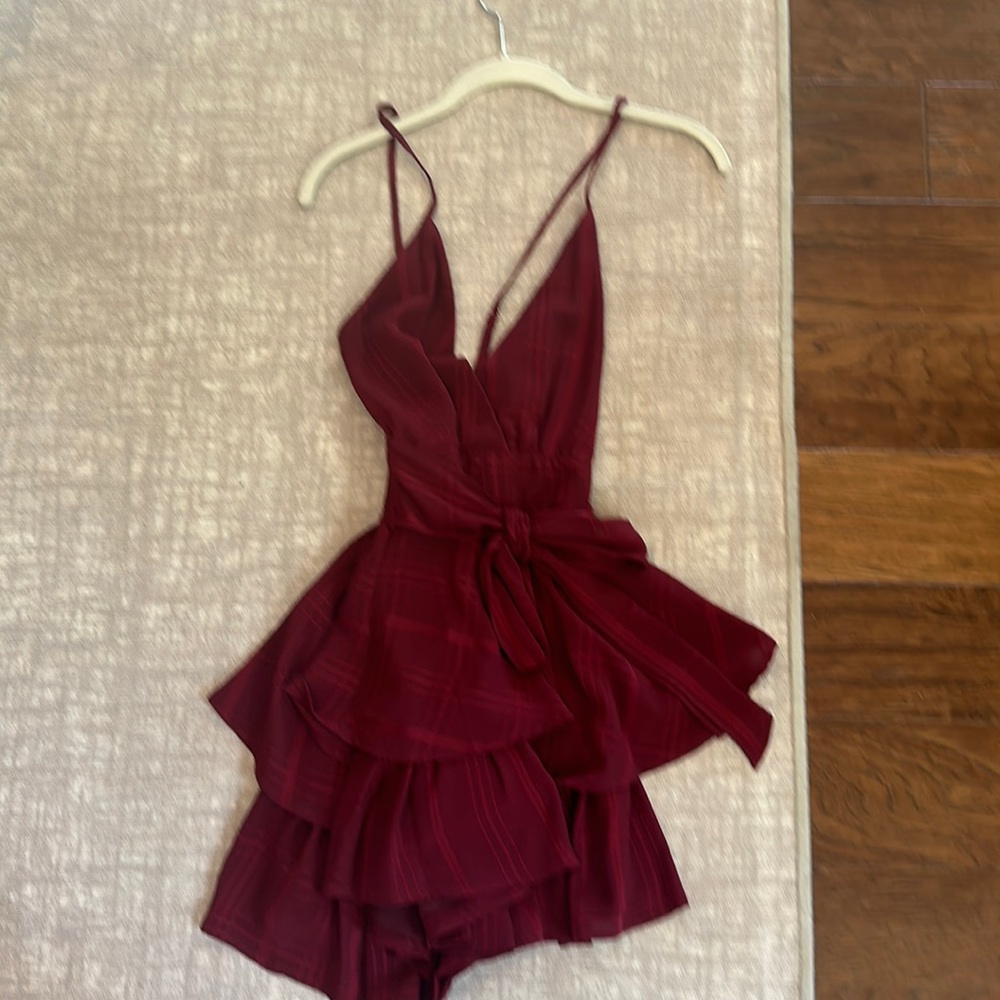 Maroon romper